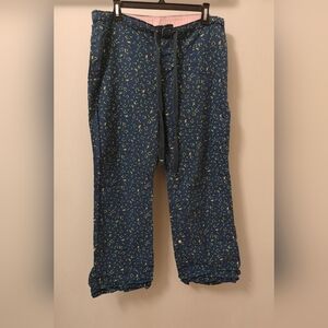 PINK Victoria's Secret Music Notes & Dog Lounge Pant 100% Cotton Size M